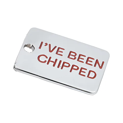 I've Been Chipped Tag pet ID tag by K9 by Igloo