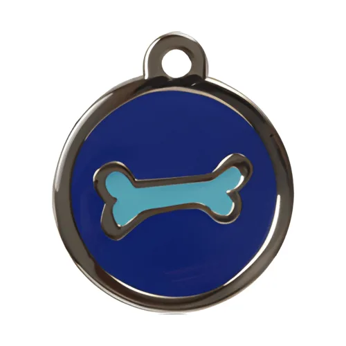 Two Tone Bone pet ID tag by Snooty Pooch