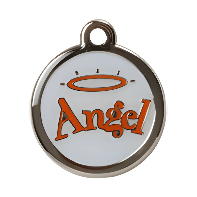 Angel pet ID tag in Small