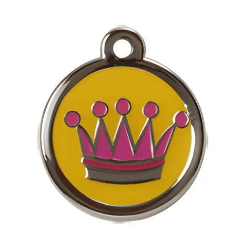 Princess Crown pet ID tag by Snooty Pooch