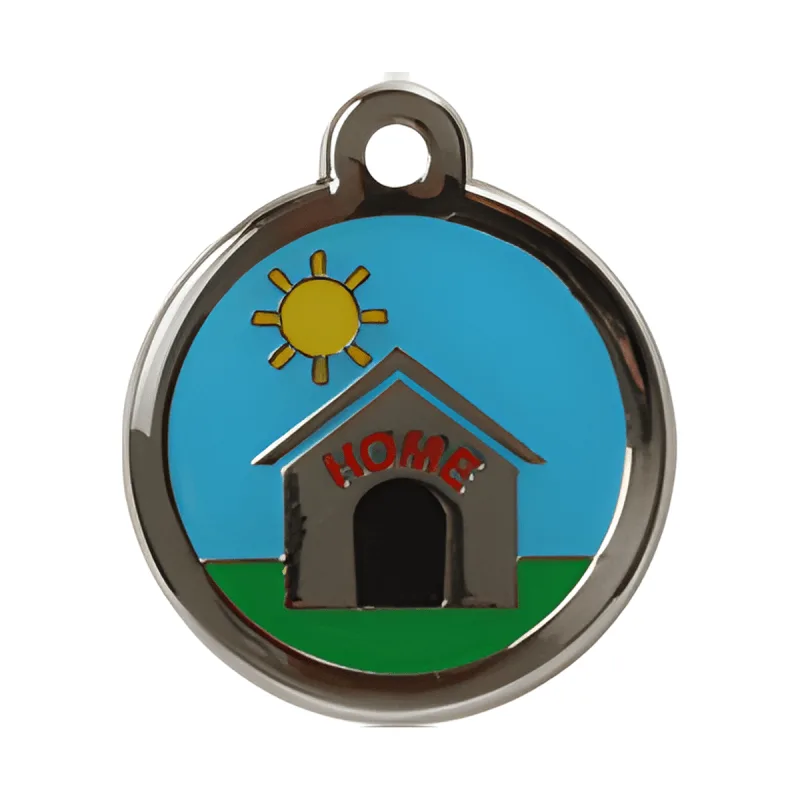 Dog House pet ID tag in Small