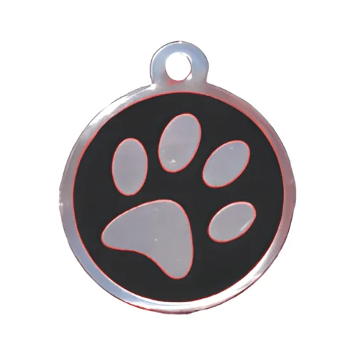 Medium Paw Print pet ID tag by Pet Passion
