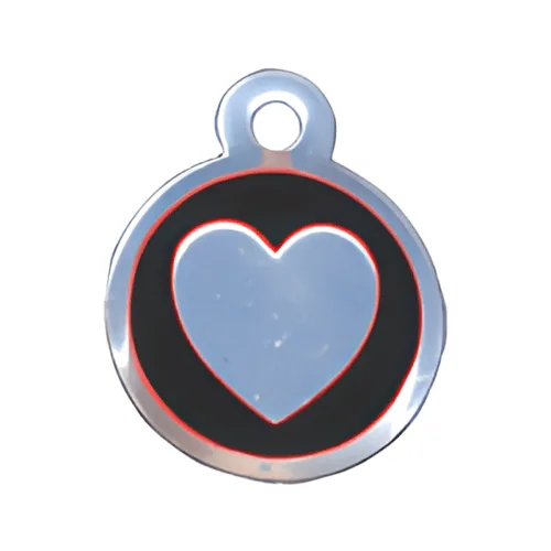 Small Heart pet ID tag by Pet Passion