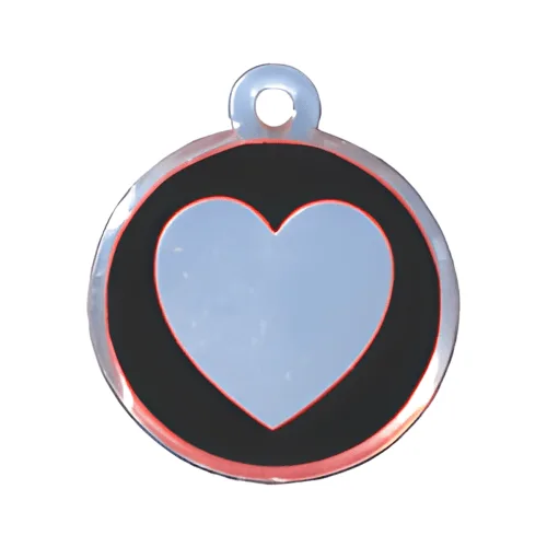 Medium Heart pet ID tag by Pet Passion