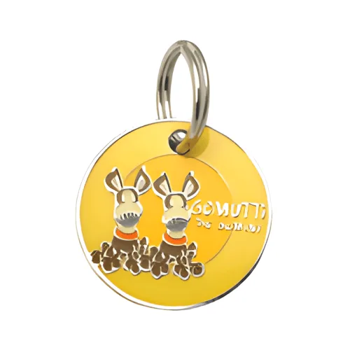Gemutti the Gemini pet ID tag by Dogoscope