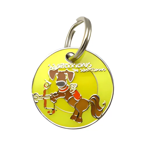 Sagiterrierus the Sagittarius pet ID tag by Dogoscope
