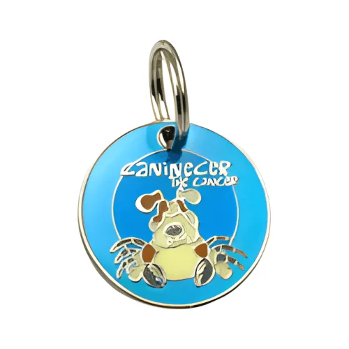 Caninecer the Cancer pet ID tag by Dogoscope