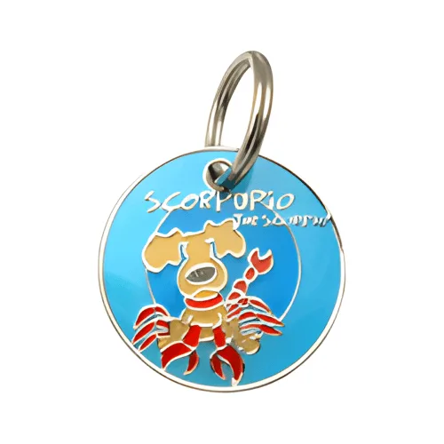 Scorpupio the Scorpio pet ID tag by Dogoscope