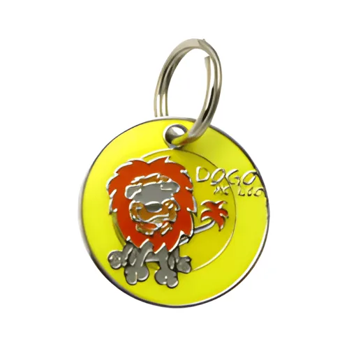 Dogo the Leo pet ID tag by Dogoscope