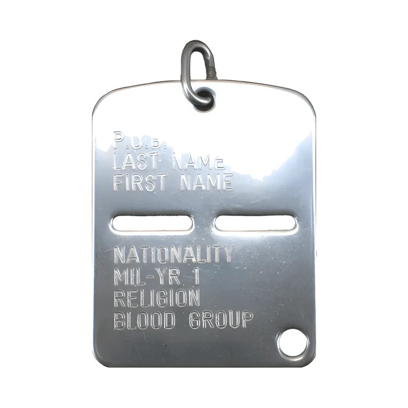 Italian Dog Tag pet ID tag