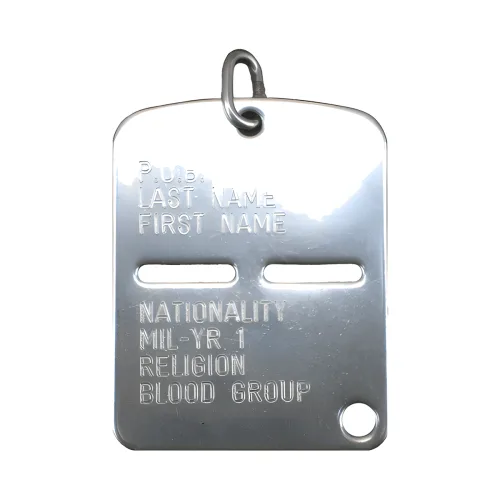 Italian Dog Tag pet ID tag