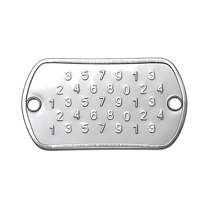 Twin Hole Tag pet ID tag