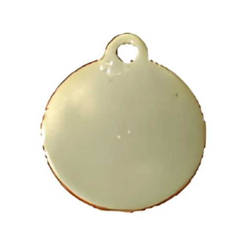 Small Round pet ID tag