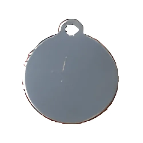 Small Round pet ID tag