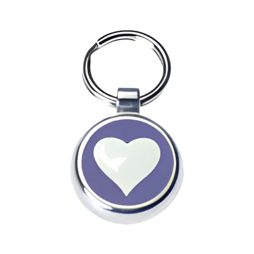 Small Heart pet ID tag
